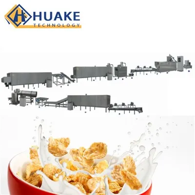 دستگاه ساخت دانه های ذرت غلات صبحانه