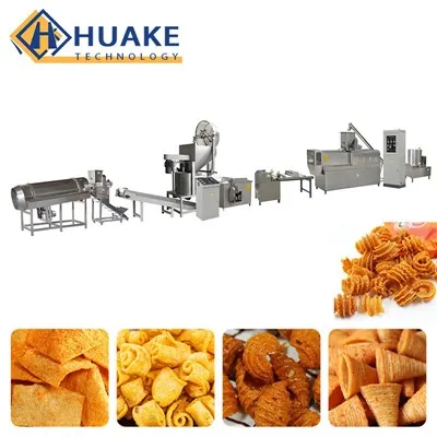 دستگاه تهیه اسنک ترد باگلز سرخ شده